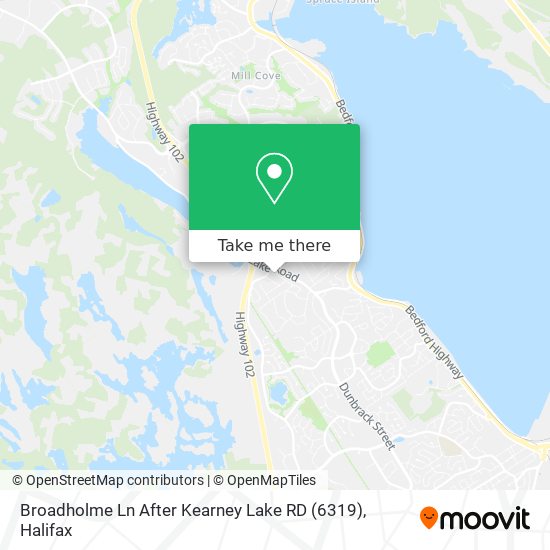 Broadholme Ln After Kearney Lake RD (6319) map