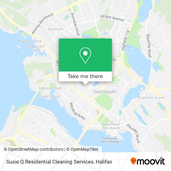 Susie Q Residential Cleaning Services map