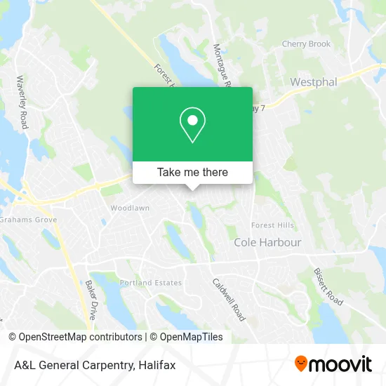 A&L General Carpentry map