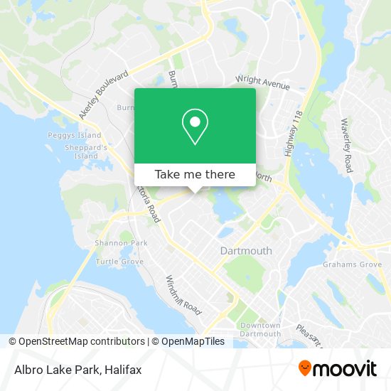 Albro Lake Park map