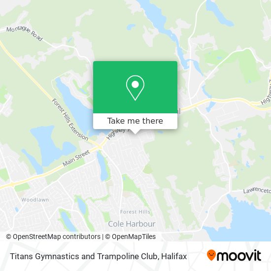 Titans Gymnastics and Trampoline Club map