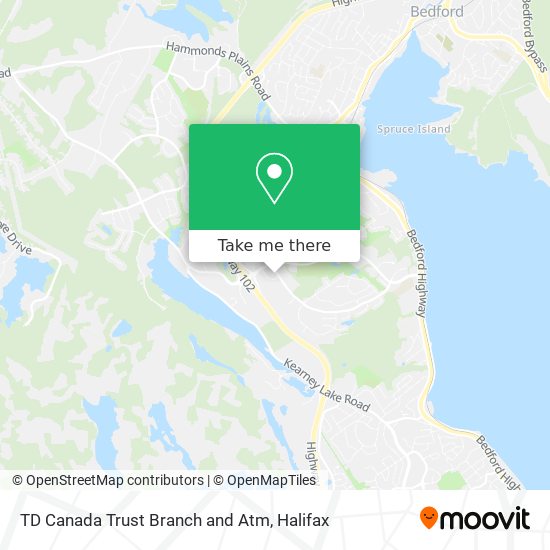 TD Canada Trust Branch and Atm map