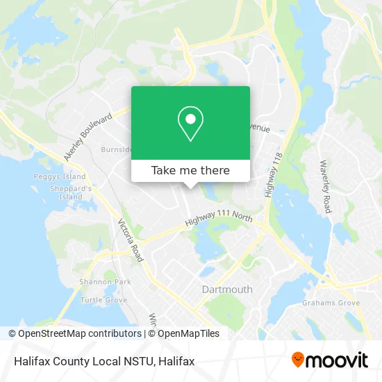 Halifax County Local NSTU map