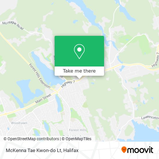 McKenna Tae Kwon-do Lt map