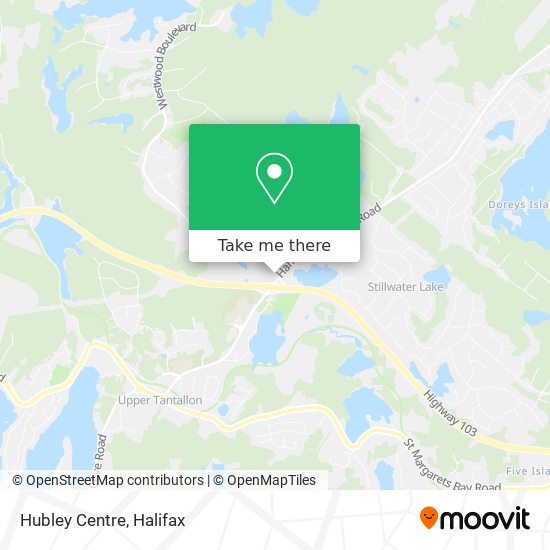 Hubley Centre map