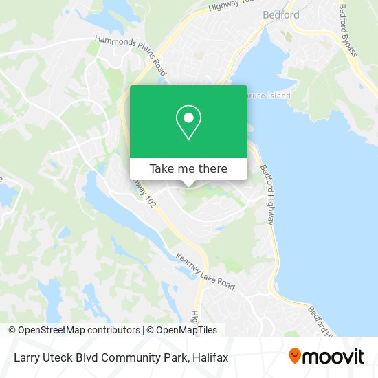 Larry Uteck Blvd Community Park map