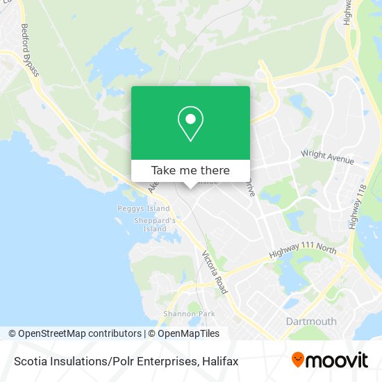 Scotia Insulations / Polr Enterprises map
