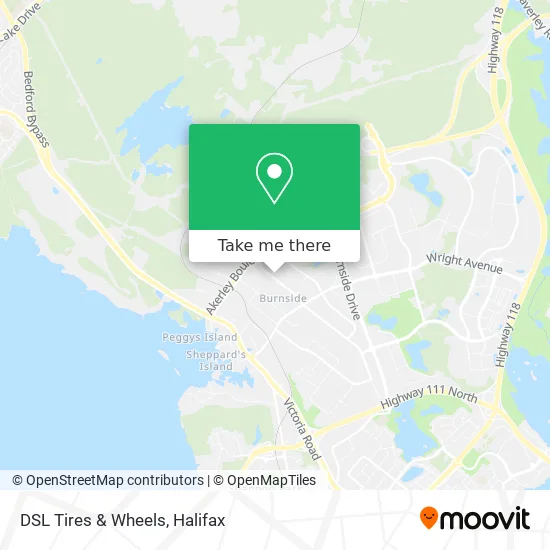 DSL Tires & Wheels map