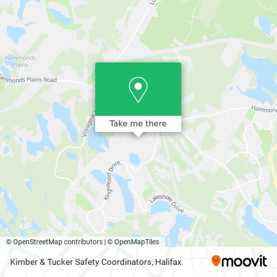 Kimber & Tucker Safety Coordinators map