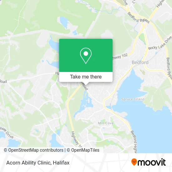 Acorn Ability Clinic map