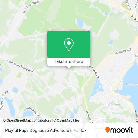 Playful Pups Doghouse Adventures map