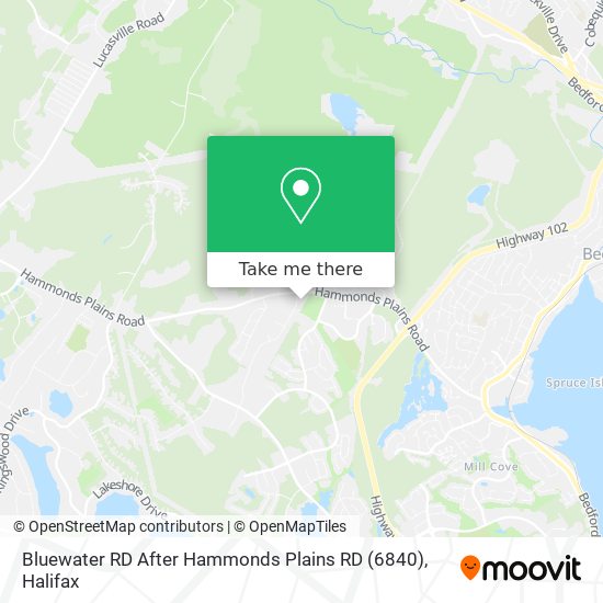 Bluewater RD After Hammonds Plains RD (6840) plan