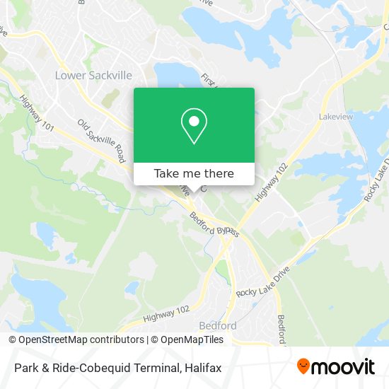 Park & Ride-Cobequid Terminal plan