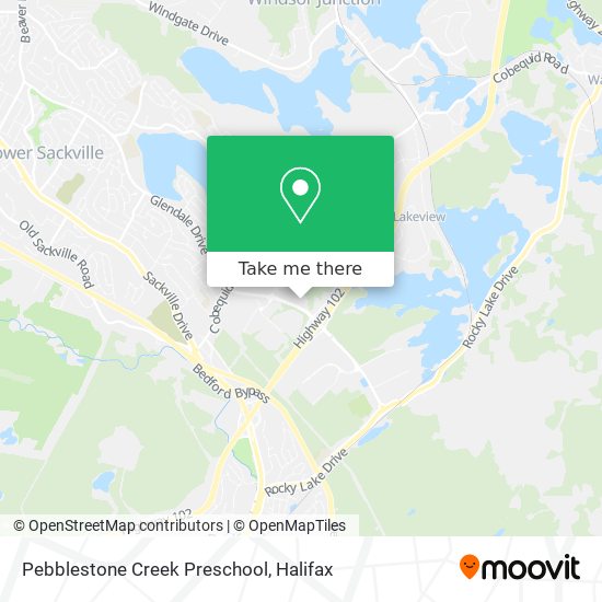 Pebblestone Creek Preschool map