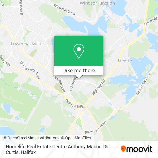 Homelife Real Estate Centre Anthony Macneil & Curtis map