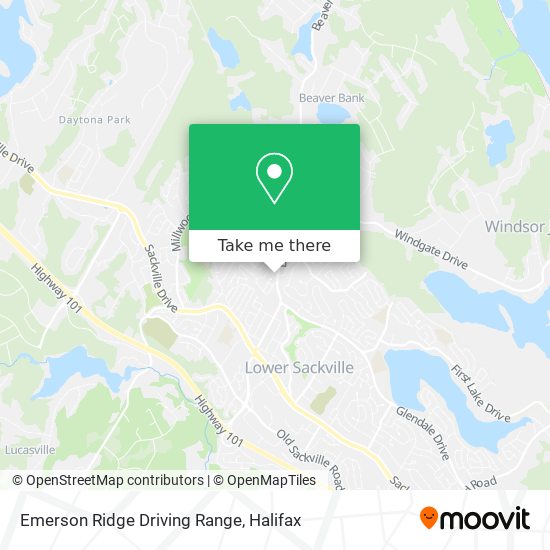 Emerson Ridge Driving Range map