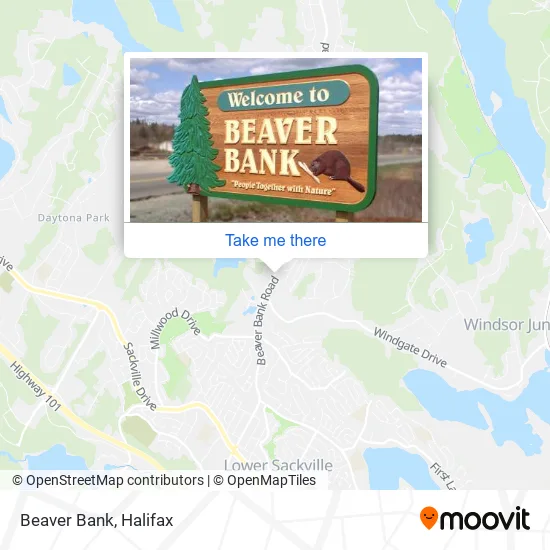 Beaver Bank map
