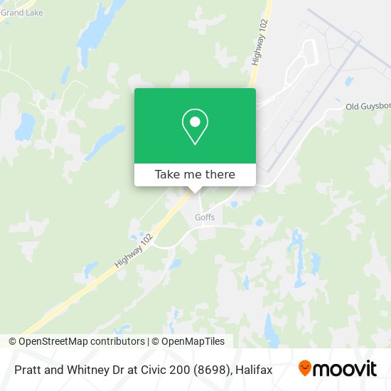 Pratt and Whitney Dr at Civic 200 (8698) map