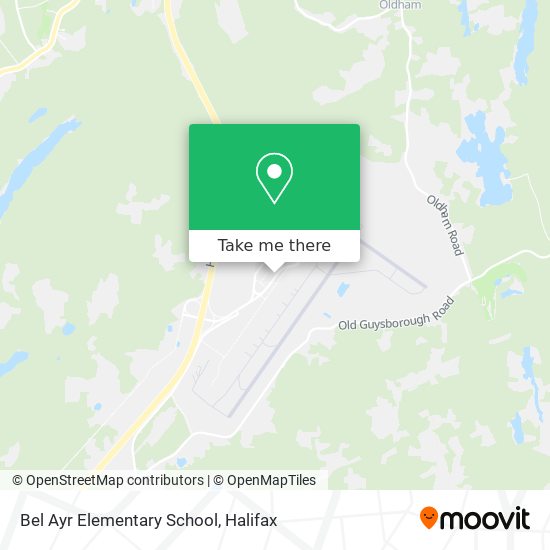 Bel Ayr Elementary School map