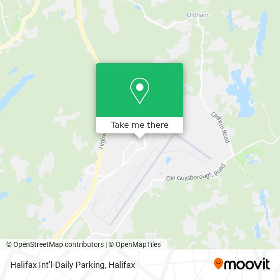 Halifax Int'l-Daily Parking map