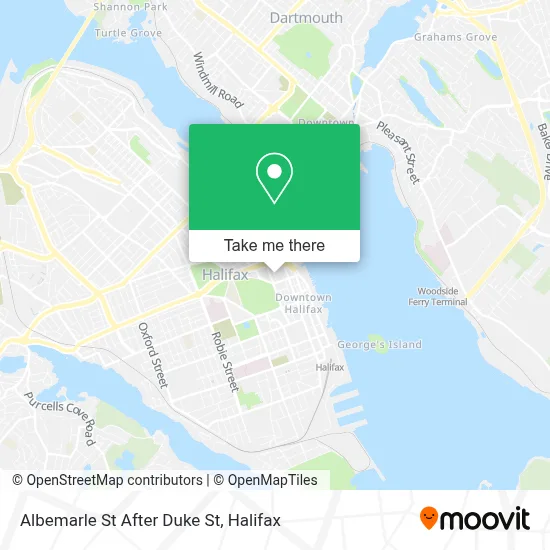 Albemarle St After Duke St map