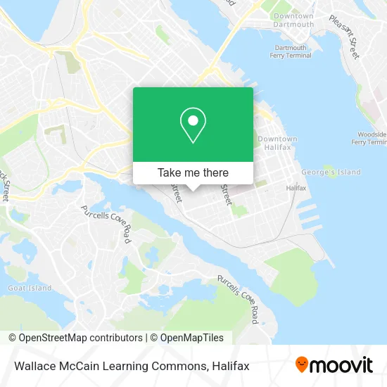 Wallace McCain Learning Commons map