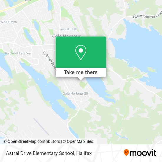 Astral Drive Elementary School map