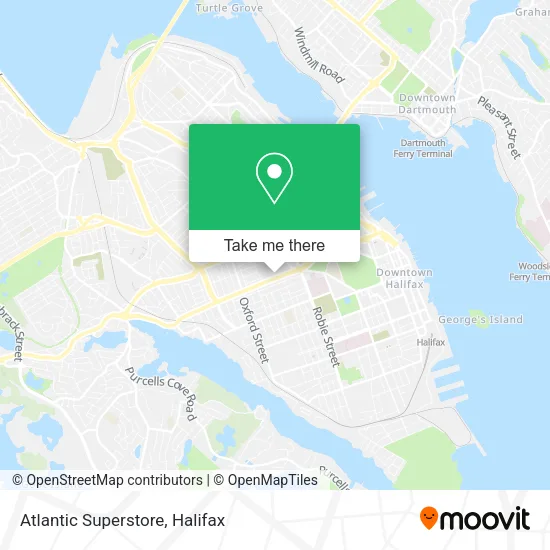 Atlantic Superstore map