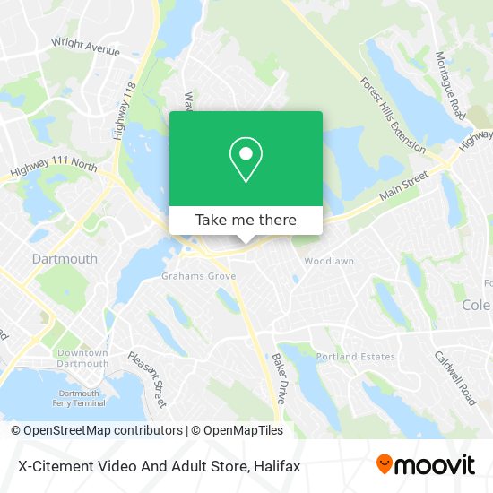 X-Citement Video And Adult Store map