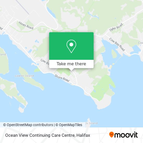 Ocean View Continuing Care Centre map