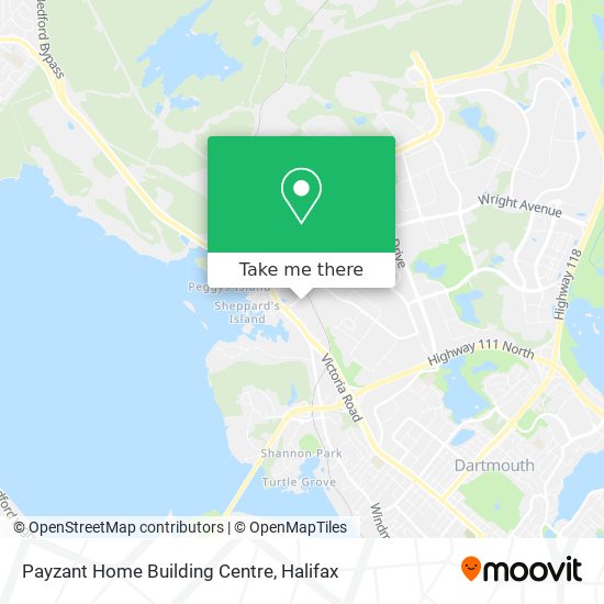 Payzant Home Building Centre map