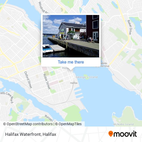 Halifax Waterfront map