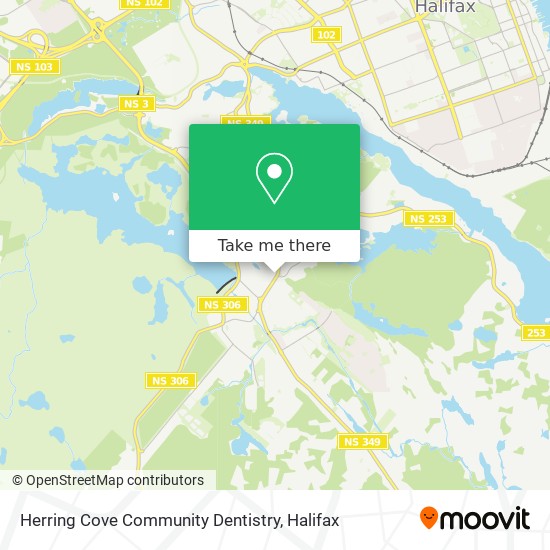 Herring Cove Community Dentistry map