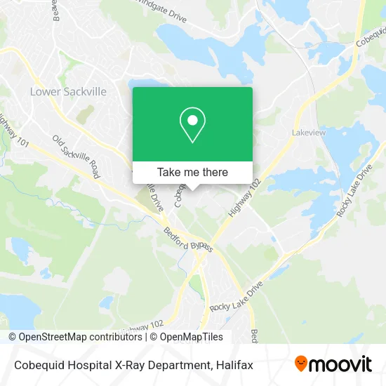 Cobequid Hospital X-Ray Department plan