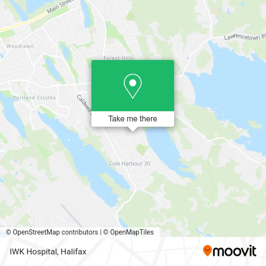 IWK Hospital map