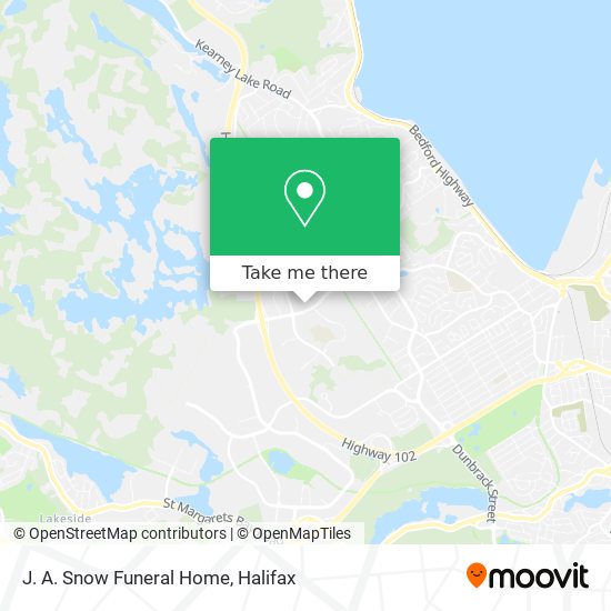 J. A. Snow Funeral Home map