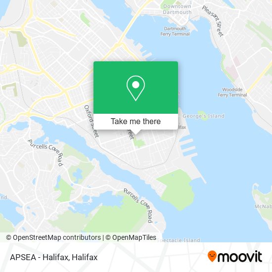 APSEA - Halifax map