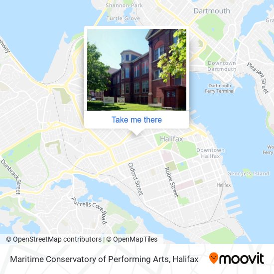 Maritime Conservatory of Performing Arts map