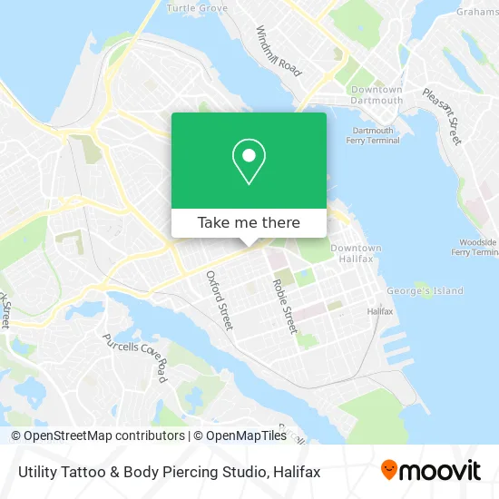 Utility Tattoo & Body Piercing Studio map