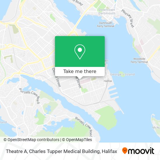 Theatre A, Charles Tupper Medical Building map