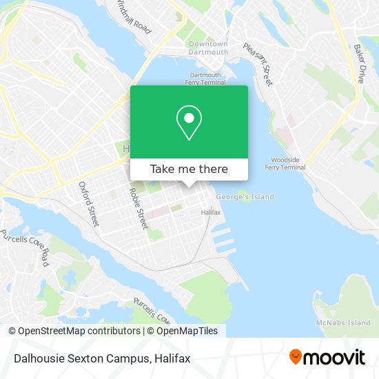 Dalhousie Sexton Campus map