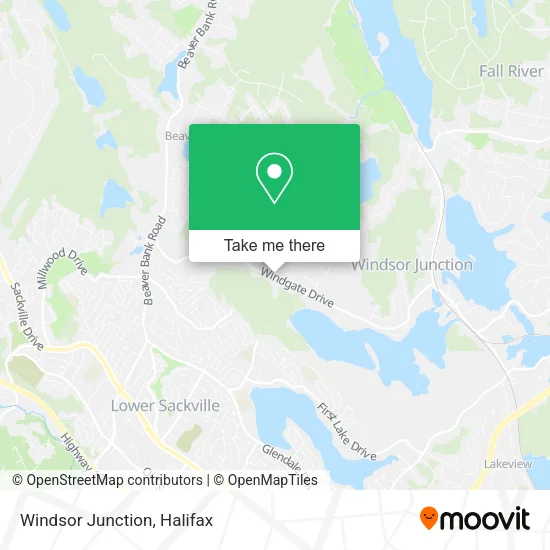 Windsor Junction map