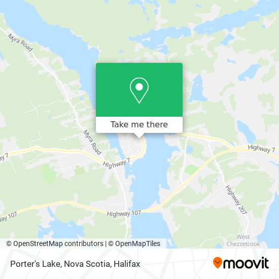 Porter's Lake, Nova Scotia plan