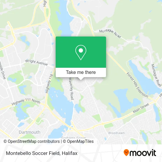 Montebello Soccer Field map