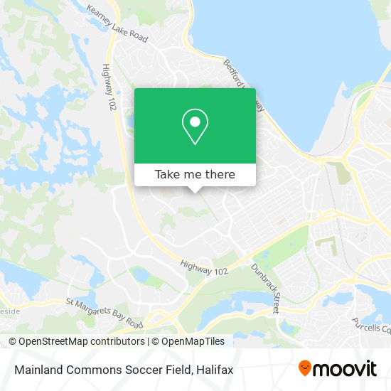 Mainland Commons Soccer Field map