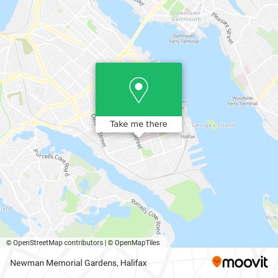 Newman Memorial Gardens map