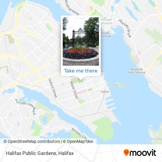 Halifax Public Gardens plan