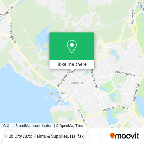 Hub City Auto Paints & Supplies map