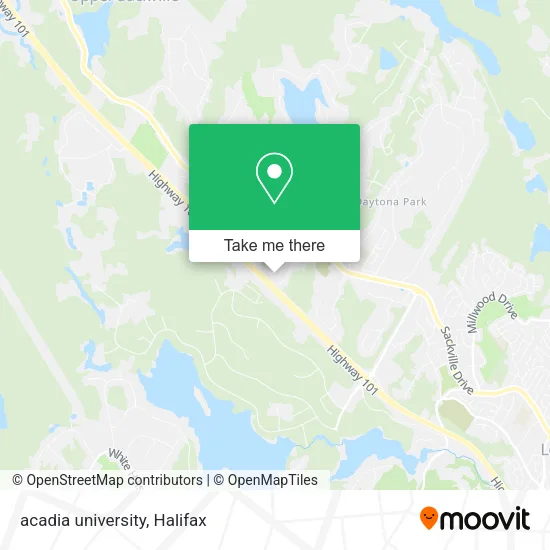 acadia university map