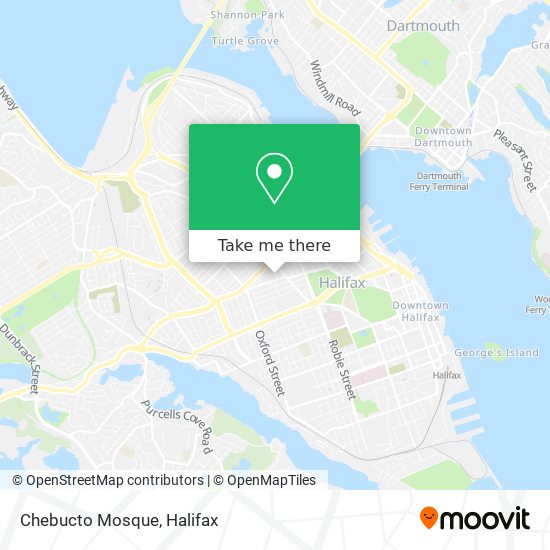 Chebucto Mosque map